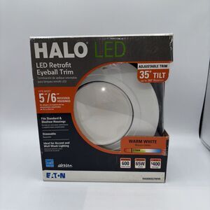 Halo Recessed-RA Led Lighting 5"/6" Bulb & Trim Replacement 2700k RA5606927WHR